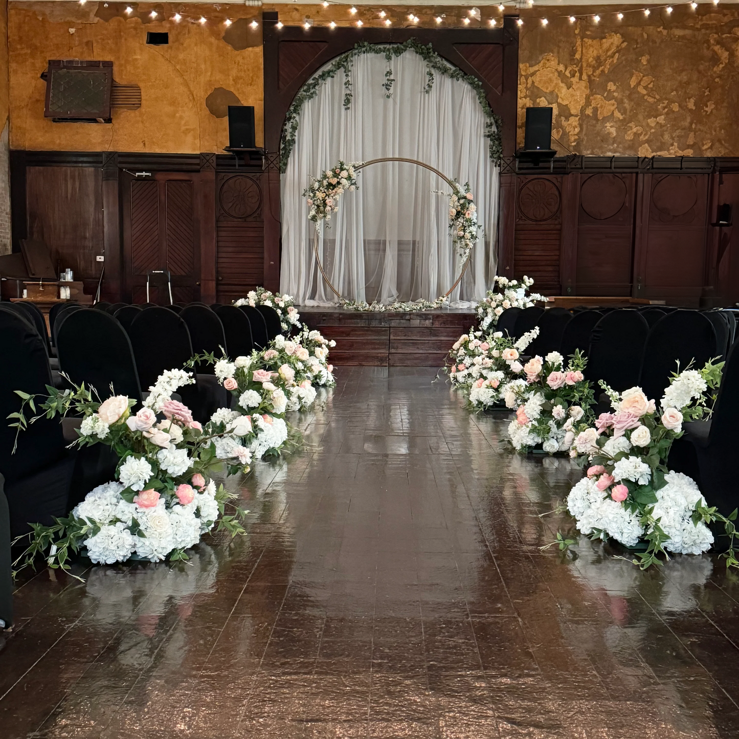 Madalyn Aisle Flowers