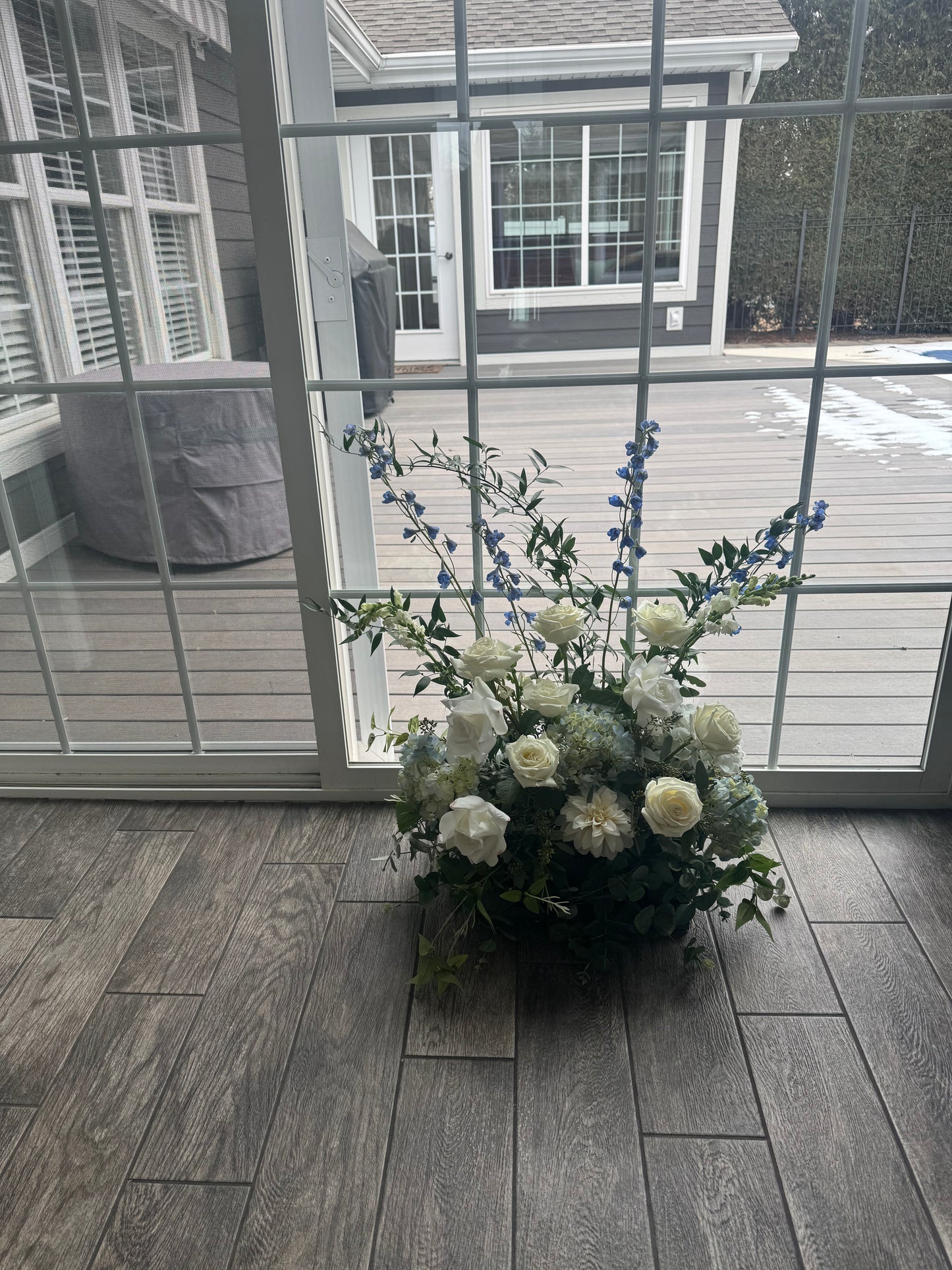 Sophia Garden Aisle Flowers